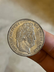 Splendide 5 Francs Louis Philippe 1838 B - Rouen