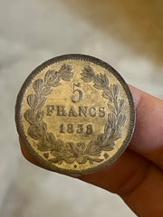Splendide 5 Francs Louis Philippe 1838 B - Rouen