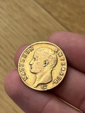 40 Francs Napoleon Empereur - 1806 U pour Turin : pas commun!