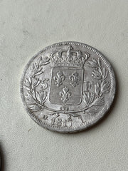5 Francs Louis XVIII - 1817 L - Bayonne - belle monnaie