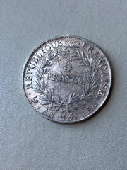 5 Francs Napoleon Emperor - Year 13 L Bayonne