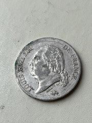 5 Francs Louis XVIII – Buste nu - 1817 A Paris