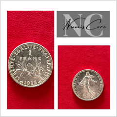 1 Franc Semeuse - 1915  -  ARGENT