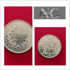 10 Francs Hercule - 1968  -  ARGENT