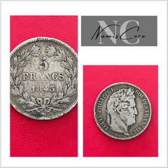 5 Francs - Ecu Louis-Philippe 1 - 1843 BB Strasbourg