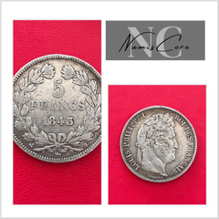5 Francs - Ecu Louis-Philippe 1 - 1843 B Rouen