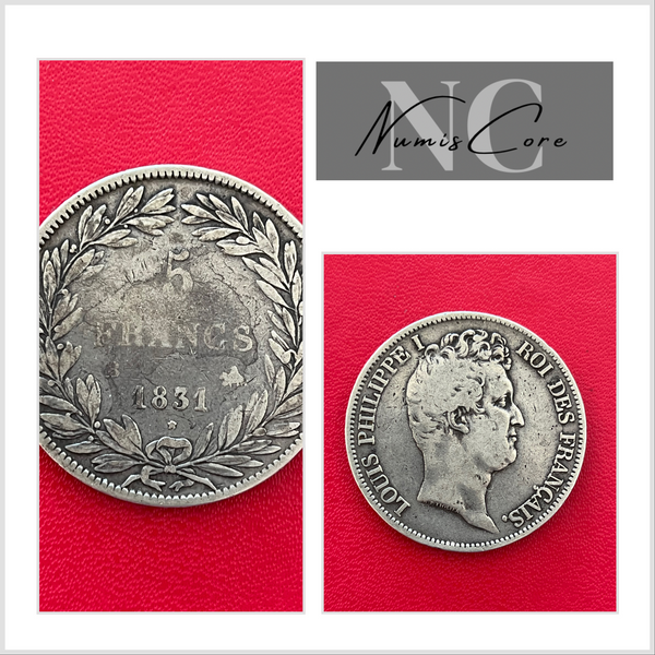 5 Francs - Ecu Louis-Philippe 1 - 1831 B Rouen