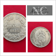 5 Francs - Ecu Louis-Philippe 1 - 1838 B Rouen