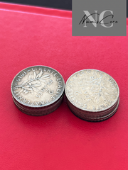 Lot de 10 X 2 Francs Semeuse - 10g - Argent 835/1000 - années et états divers - de belles monnaies / piece