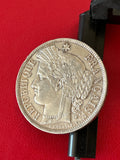 5 Francs Ceres - 1870 K pour Bordeaux - Different ANCRE - pas commune! bel exemplaire!
